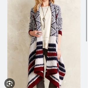 Anthropologie Sleeping on Snow Cardigan Sweater